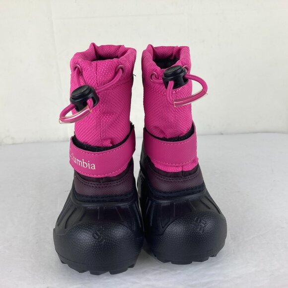 New Columbia Baby Girls sz 4 Pink Insulated Waterproof Winter Snow Boots - Picture 2 of 7